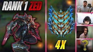 CAN ZED CARRY VS 4 CHALLENGERS? I Spear Shot, Brohan, Dragdar, Densi