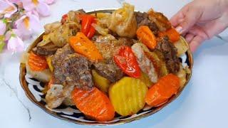 Вот как нужно готовить Настоящая Узбекская Дымляма из говядины по домашнему рецепту