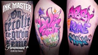Lettering Tattoos We’ll Never Be Over  Ink Master