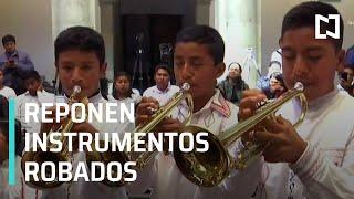 Reponen instrumentos robados a banda filarmónica en Sierra de Mixe de Oaxaca - En Punto