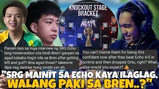 SRG KAYA DAW ILAGLAG ANG ECHO SA PLAYOFFS? MINALIIT? WALA NANG PH VS PH? BREN HINDI THREAT SA SRG?!