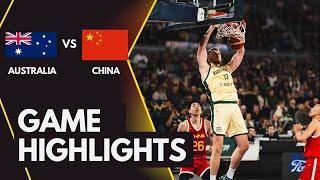 AUSTRALIA VS CHINA | Basketball Friendly Game | Full Highlights | July 4,2024