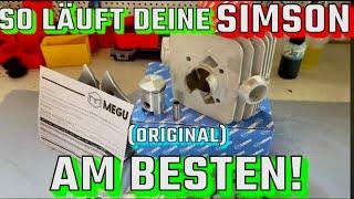 Das BESTE Setup für DEINE SIMSON? | Ganz einfach mehr LEISTUNG | MEGU NPC 50ccm Zylinder