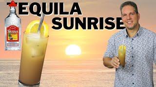 Ein einfaches Tequila Sunrise Rezept, Du wirst es lieben! Tequila Sunrise Cocktail selber machen