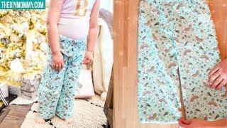 How to Sew Pajama Pants for Kids | FREE PATTERN