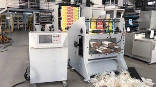 Paper Cup Printing Machine linked with Die Cutting Punching Machine, Flexo Printer