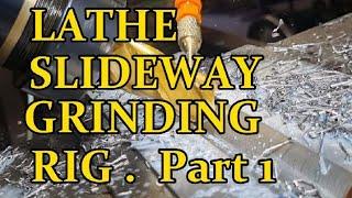 LATHE SLIDEWAY GRINDING RIG  .     Part 1.