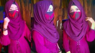 Hijab Styles | Easy And Simple Hijab Tutorial For Everyday | Daily Summer Hijab Styles With Mask |