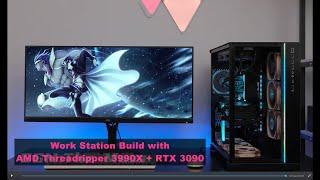 Work Station Build with AMD Threadripper 3990X + RTX 3090