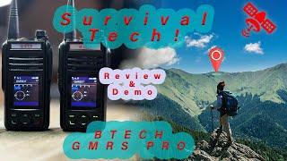 Survival Tech: BTECH GMRS Pro Radio Review and Demo