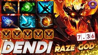 7.36 Dendi Shadow Fiend Raze Lord - Dota 2 Pro Gameplay [Watch & Learn]