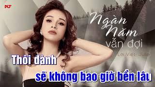 [KARAOKE NAM] Ngàn Năm Vẫn Đợi  - Ngọc Lan Trang | BEAT GỐC