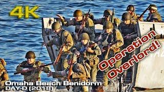 Omaha Beach[4K]  Benidorm D-day  (2018) Operation Overlord