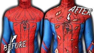 Make Your Own Amazing Spider-Man Suit -  DIY Battle Damaged Andrew Garfield Costume