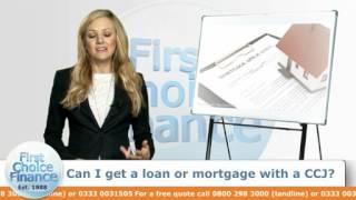 Can I get a loan or mortgage with a CCJ