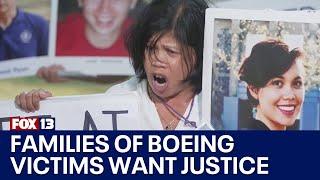 Families of Boeing victims demand justice