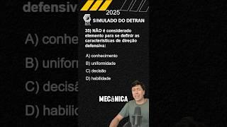 DETRAN test - mechanical review ️ defensive driving  #cnh #drivingschool