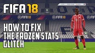 FIFA 18 PRO CLUBS - HOW TO FIX THE FROZEN OVERALL/STATS GLITCH