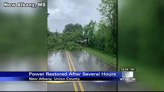 Easter storms leave behind damage in north Mississippi