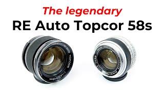 RE Auto Topcor 58mm f1.4 and f1.8.  Legendary vintage lenses reviewed and compared.