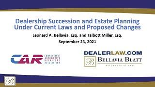 Webinar: Dealership Succession and Estate Planning with Bellavia Blatt