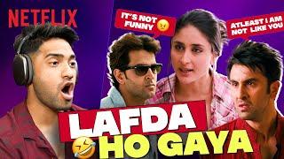 @Thugesh REACTS to Bollywood's EPIC LAFDA Scenes  | Netflix India