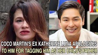 Coco Martin's Ex Girlfriend Katherine Luna Apologizes To Him For Tagging Him As Her Child's Father.