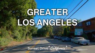 Driving Through Iconic LA From Calabasas to Sun Valley via Downtown Los Angeles