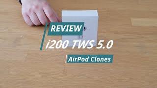 REVIEW | TEST | AIRPOD CLONE | i200 | TWS 5.0 + EDR | BT InEar KOPFHÖRER | HOT ODER SCHROTT?