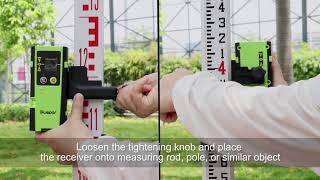 How To Use Huepar Laser Level Receiver/Detector LR-6R ?