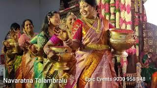 Marriage Events //Navaratna Talambralu //Epic Events 9030 958 948