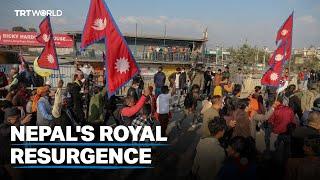 Nepalese protesters want king back on throne