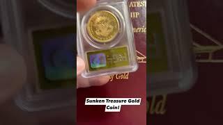 Sunken treasure gold coin! #Coins #treasure #coincollecting #numismatics #gold #hobby #collecting