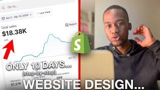 I made $20,000 in 10 days dropshipping | How to design a one product Shopify Store (step-by-step)