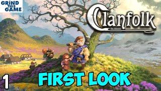 Clanfolk #1 - First Look - A Rimworld Inspired Colony Survival Game