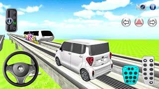 New Kia Ray Mini car Driving On Monorail Trail - 3D Driving Class Simulation - best Android gameplay