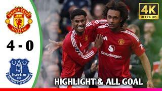 Manchester United VS Everton (4-0) - Highlight & All Goals - Premier League 2024/2025 HD