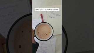 getting back to a study routine #gettingbacktogether #studyshortvideo