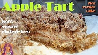 EASY RICE COOKER CAKE RECIPES:  Apple Tart - Keto | Vegan | Gluten-Free