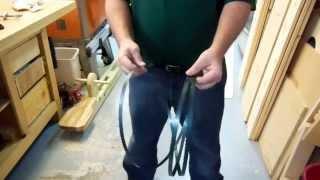 How to open a band saw blade (safely)
