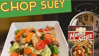 How to cook CHOPSUEY using MAMA SITA'S STIR FRY MIX | FILIPINO DISH