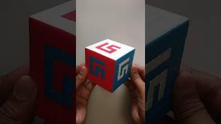'G' Pattern on 8x8 Rubik's Cube #shorts #video #cube #puzzle #game