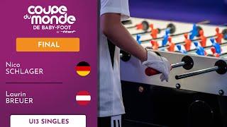 2022 ITSF World Cup - U13 Singles Final - Nico SCHLAGER  vs Laurin BREUER 