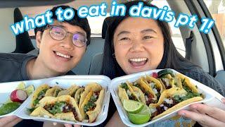 what to eat in davis part 1!   (day 1 vlog)