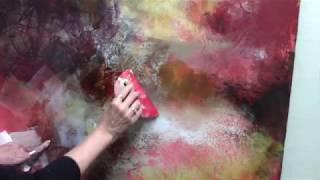 Abstract Cold Wax & Oil Studio Visit 2 of 3