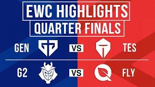 EWC Highlights ALL GAMES Quarterfinals | Esports World Cup 2024