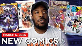 NEW COMIC BOOK DAY 3/5/25 | DARKWING DUCK #1, X-MANHUNT EVENT,  TEEN TITANS GO #1