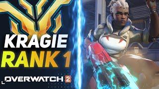 KRAGIE GETS RANK 1 LADDER - SOJOURN GOD - 0.01% RANKED PLAYER  - Overwatch 2 Montage