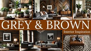 65+ Grey and Brown Living Room Ideas | Cozy & Stylish