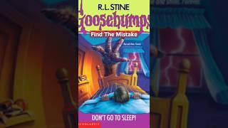 Find The Mistake #halloween #goosebumps #book #findthemistake #books #rlstine #shorts